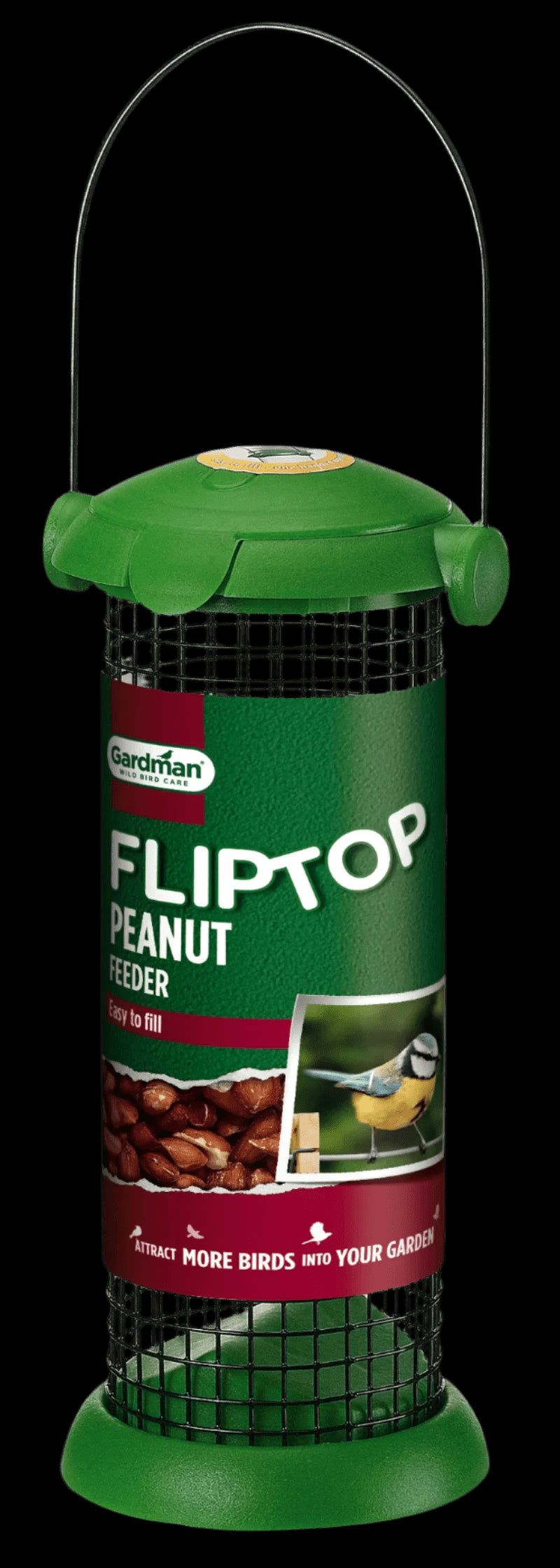Gardman Wild Bird Flip Top Peanut Feeder
