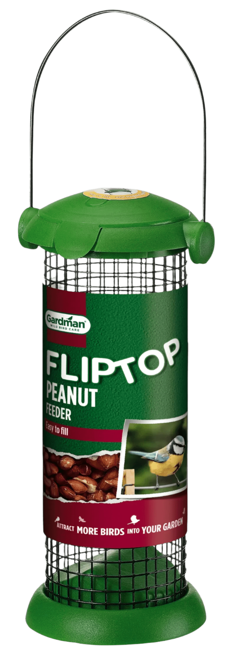 Gardman Wild Bird Flip Top Peanut Feeder Gardman