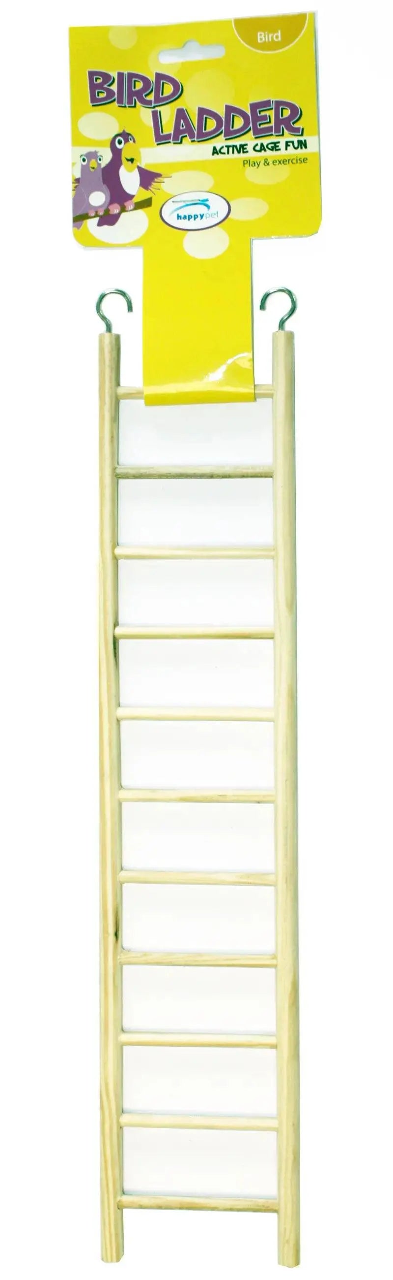 Happy Pet Wooden Bird Ladder 11 Steps Happy Pet Products Limited