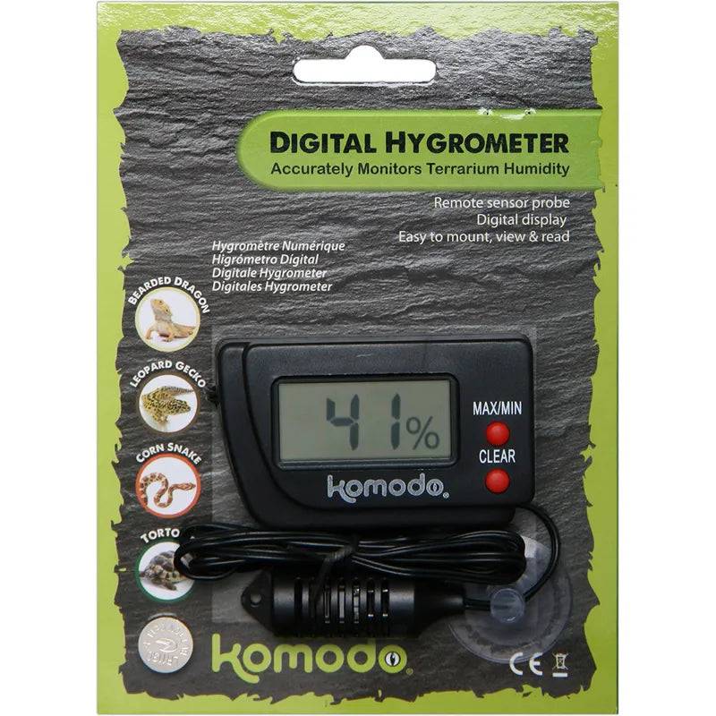 Komodo Digital Hygrometer – Humidity Monitor Happy Pet Products Limited