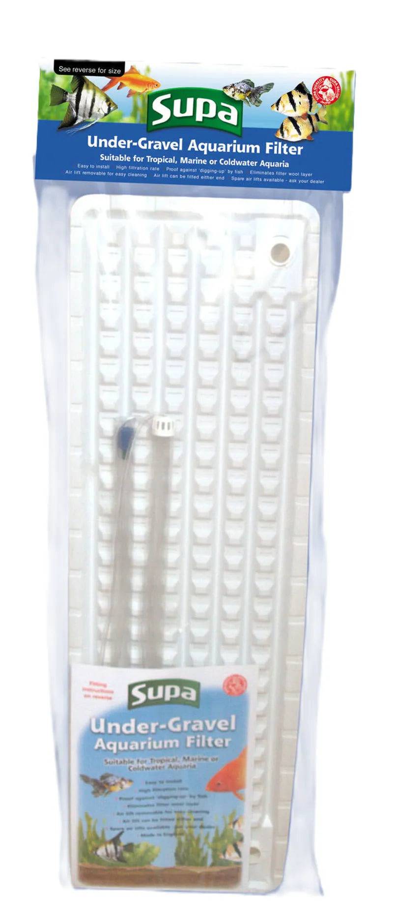 Supa Under Gravel Filter 11 Inch x 23 Inch