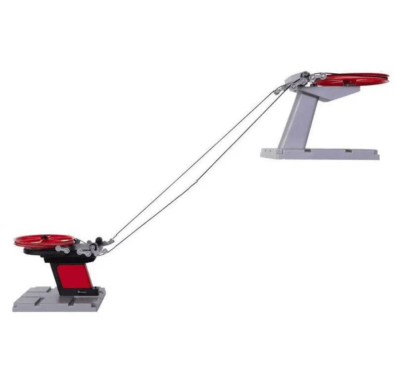Jägerndorfer Ski Lift Basic Black/Red Foot – Model Ski Lift Set JägernDorfer