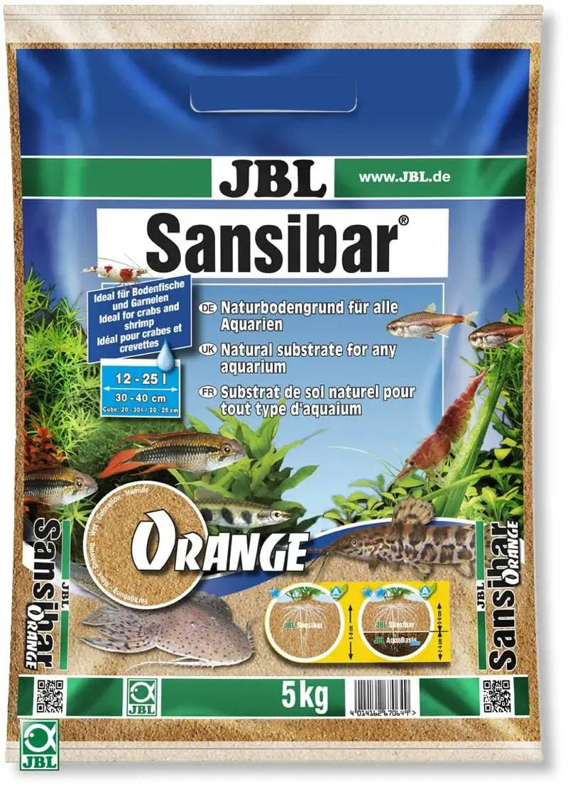 JBL Sansibar Orange Fine Aquarium Sand Substrate 5kg Jbl Gmbh & Co