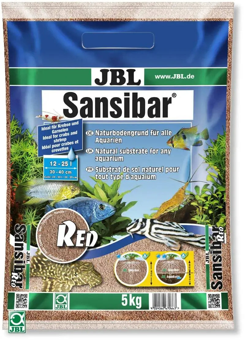 JBL Sansibar Red Fine Aquarium Sand Substrate 5kg Jbl Gmbh & Co