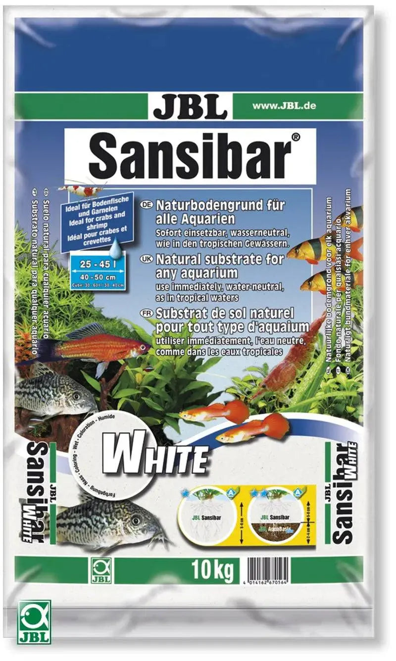 JBL Sansibar White Fine Aquarium Sand Substrate 10kg Jbl Gmbh & Co