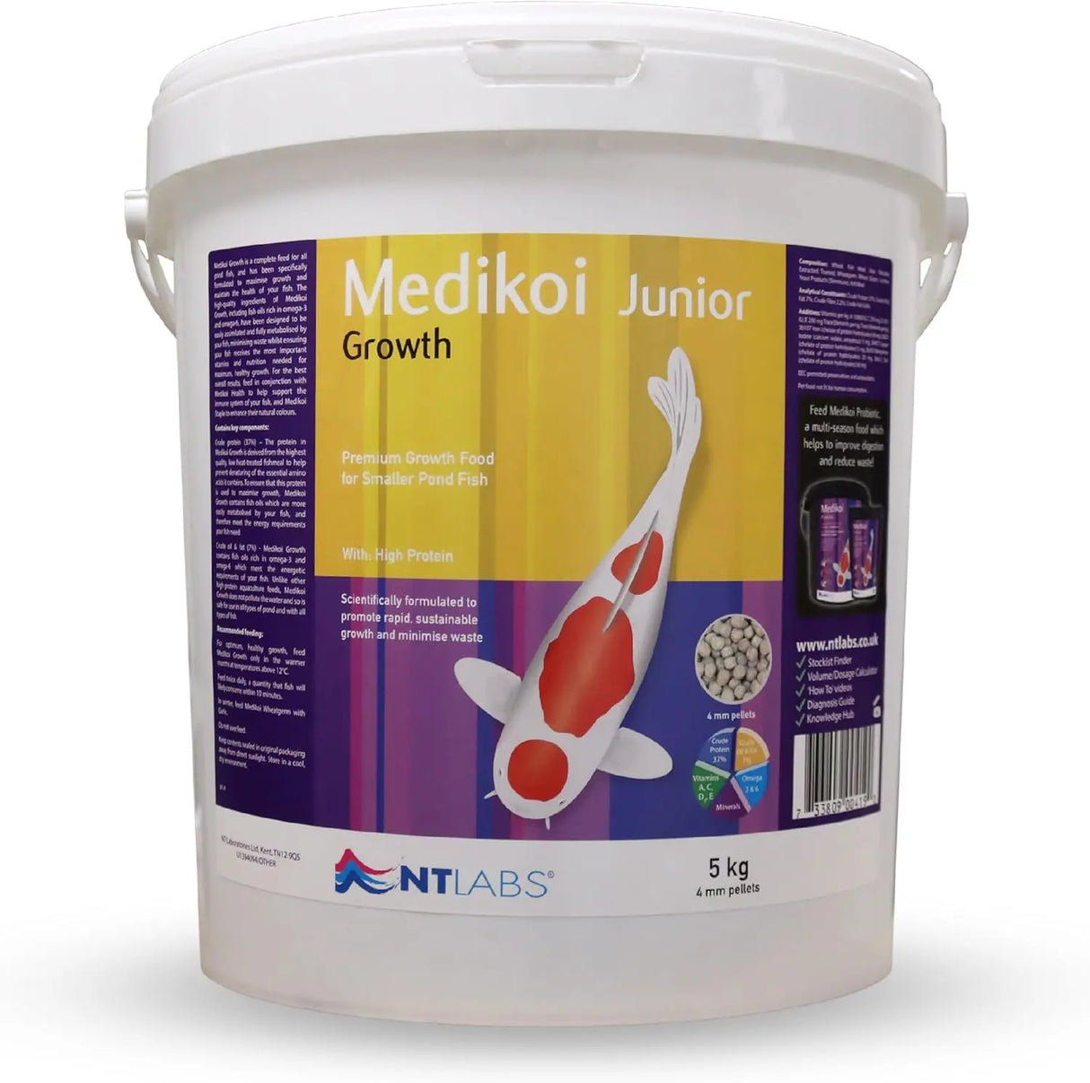 NT Labs MediKoi Growth Junior 5kg Nt Labs