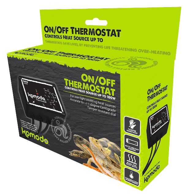Komodo On/Off Thermostat 100w Happy Pet Products Limited