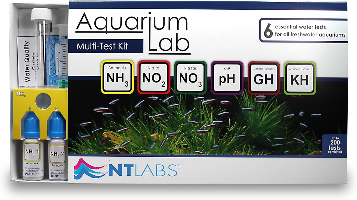 NT Labs Aquarium Lab Multi Test Kit – 200 Tests Nt Labs