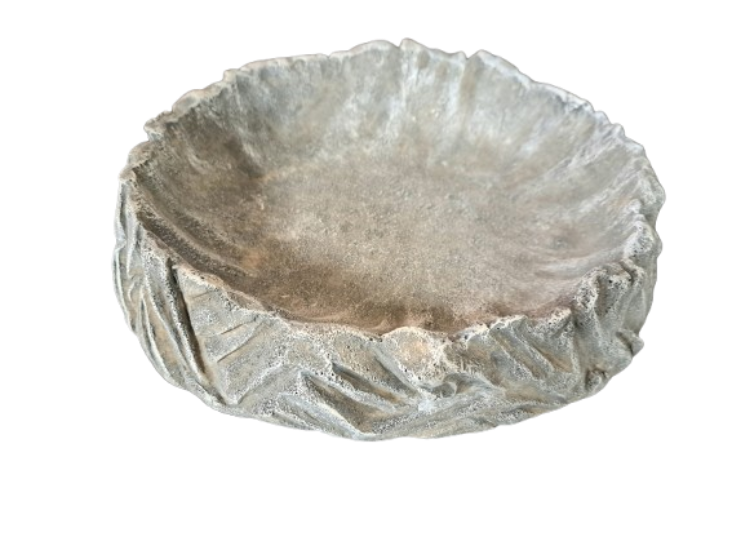 Reptile Décor Stone Bowl Large