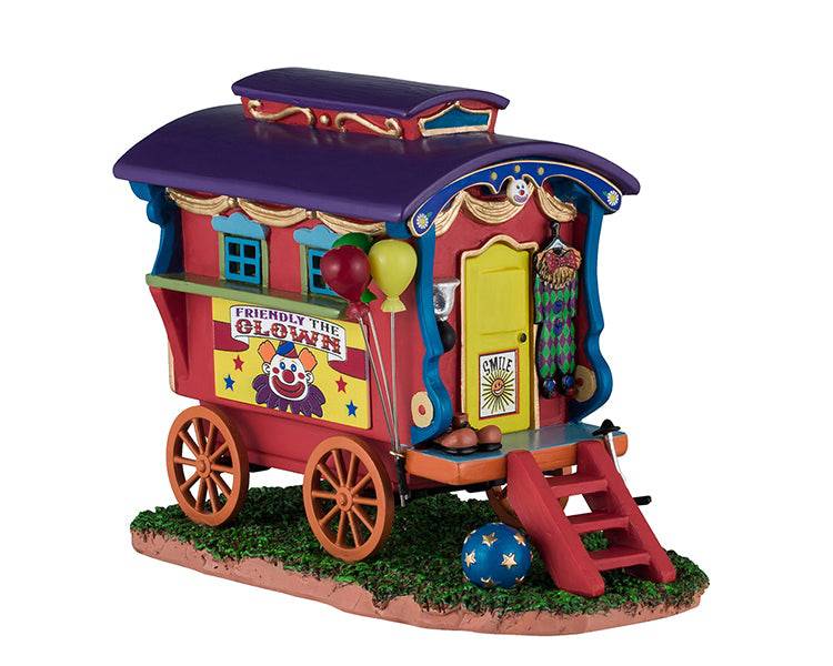 Friendly The Clown Caravan Lemax Christmas Village Table Accent Lemax Christmas Village