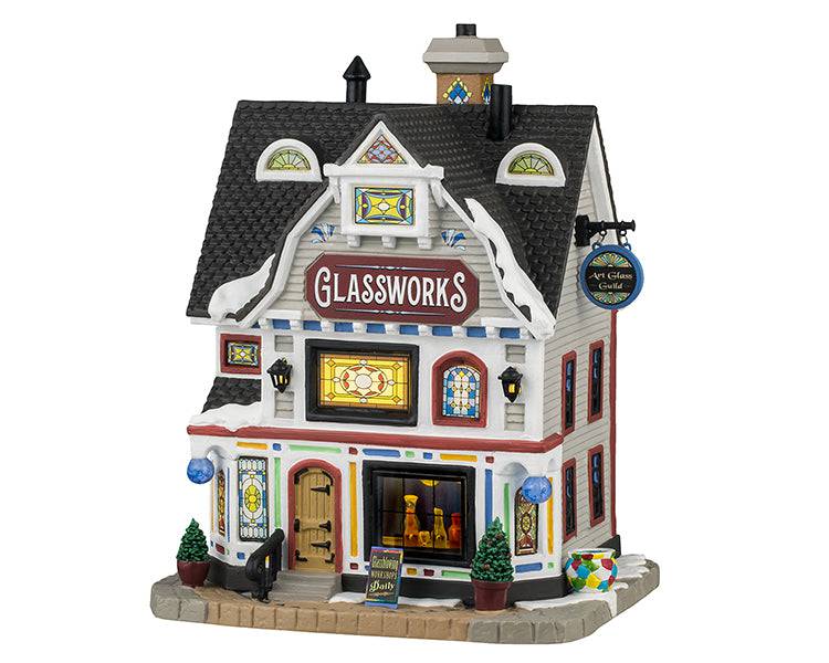 Glassworks Lemax Christmas Village Lighted Building Lemax Christmas Village