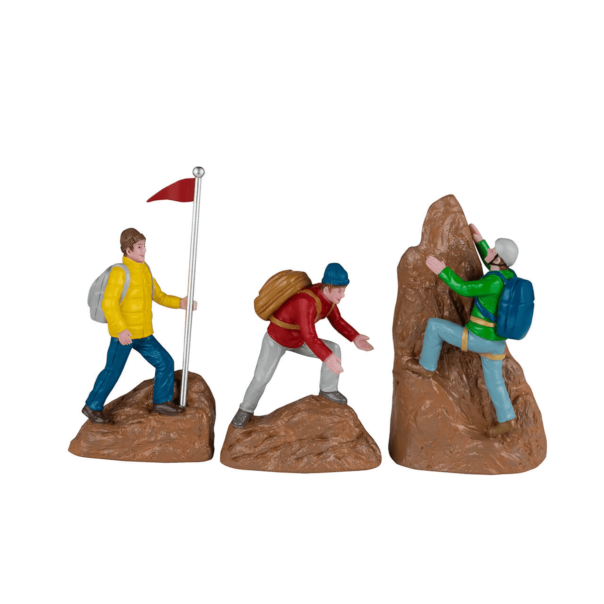 Rock Climbers Set of 3 Lemax Christmas Village Figurine Lemax Christmas Village
