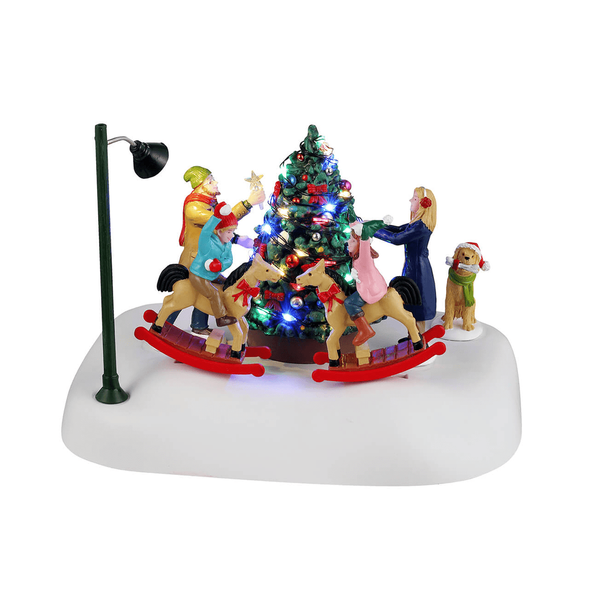 Rockin' Around The Christmas Tree Lemax Christmas Village Table Accent Lemax Christmas Village