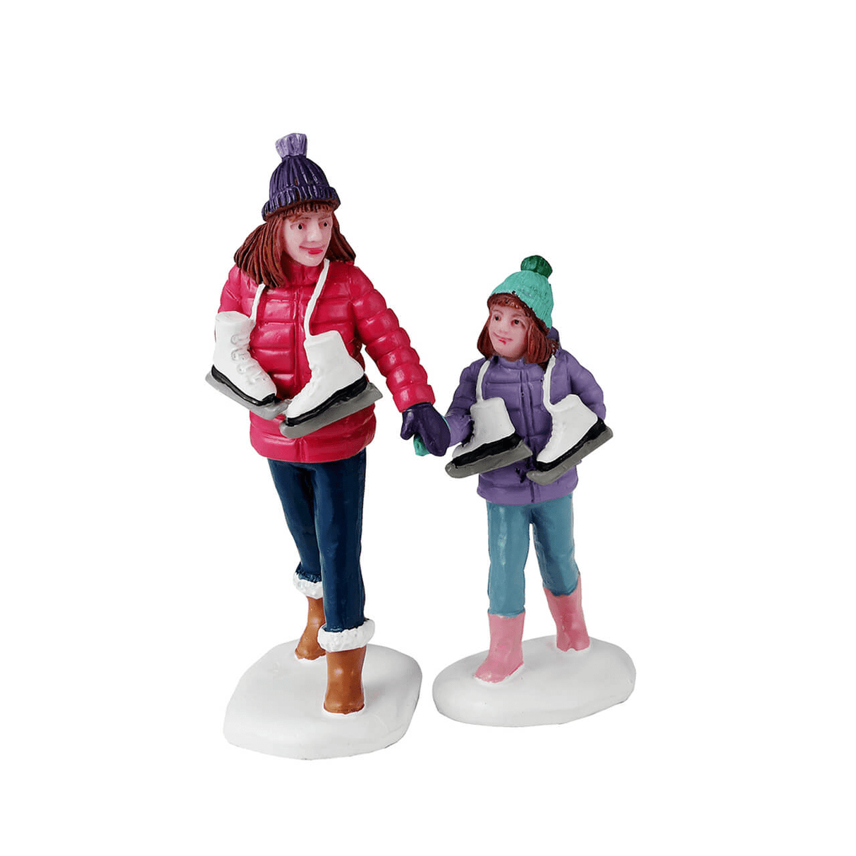 Skating Sisters Set of 2 Lemax Christmas Village Figurine Lemax Christmas Village