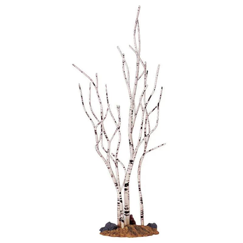 9 Inch Birch Tree Lemax Christmas Village Accessory Lemax