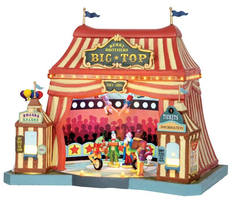 Berry Brothers Big Top Lemax Christmas Village Sights & Sounds Lemax