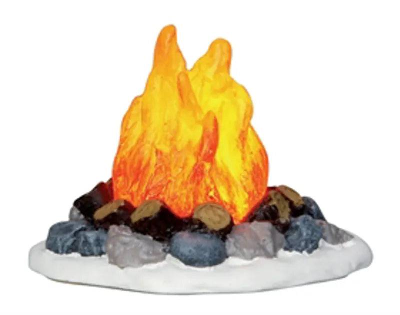 Camp Fire B/O Lemax Christmas Village Accessory