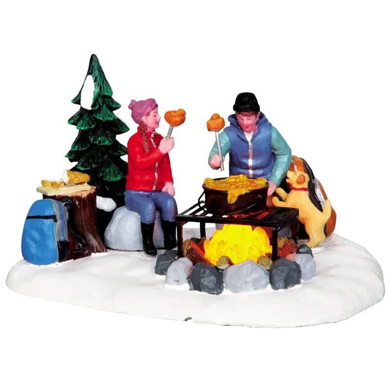 Campfire Fondue Lemax Christmas Village Table Accent