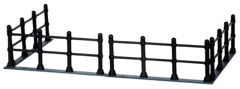 Canal Fence 4pcs Lemax Christmas Village Accessory