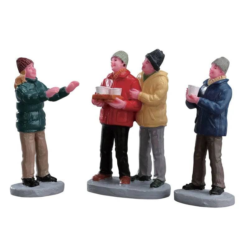 Cider Service Set Of 3 Lemax Christmas Village Figurine