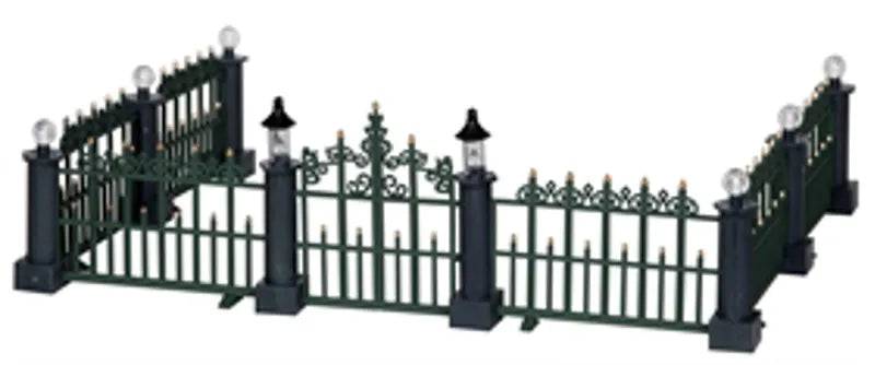 Classic Victorian Fence 7pcs Lemax Christmas Village Accessory Lemax