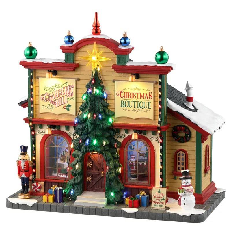Cranberry Hill Christmas Boutique Lemax Christmas Village Lighted Building