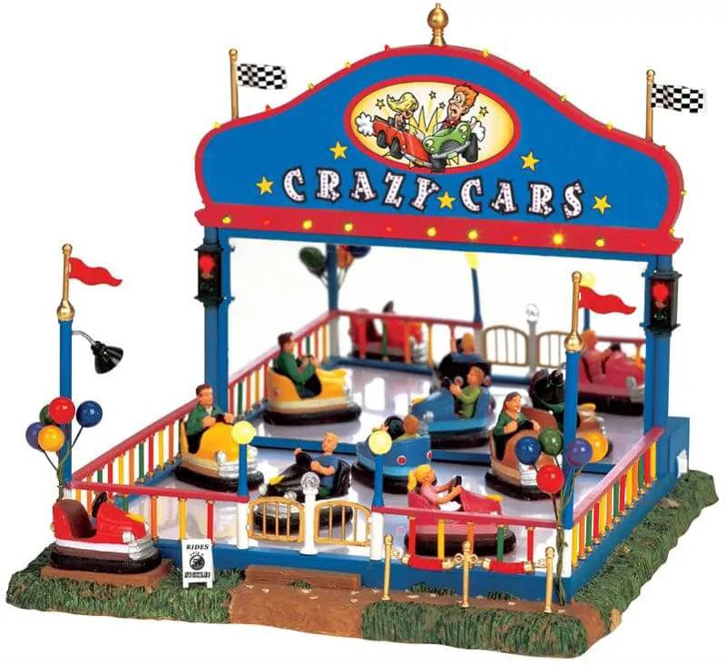 Crazy Cars Lemax Christmas Village Sights & Sounds Lemax