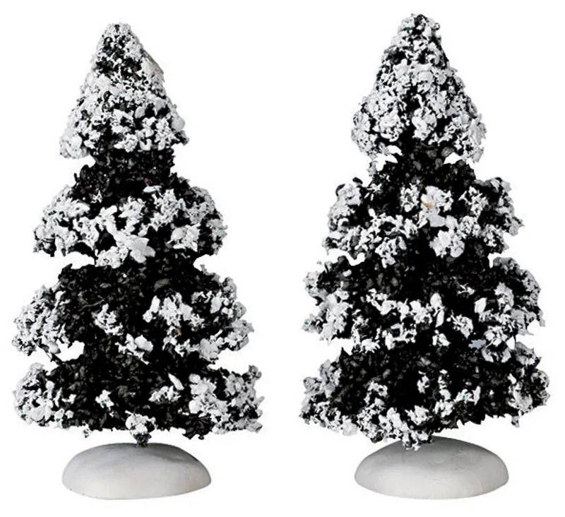 Evergreen Tree Small Set of 2 - Lemax Christmas Village Tree Lemax