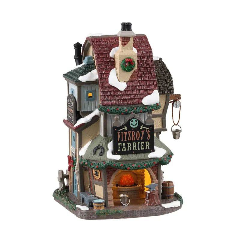 Fitzroy's Farrier Lemax Christmas Village Illuminated Building