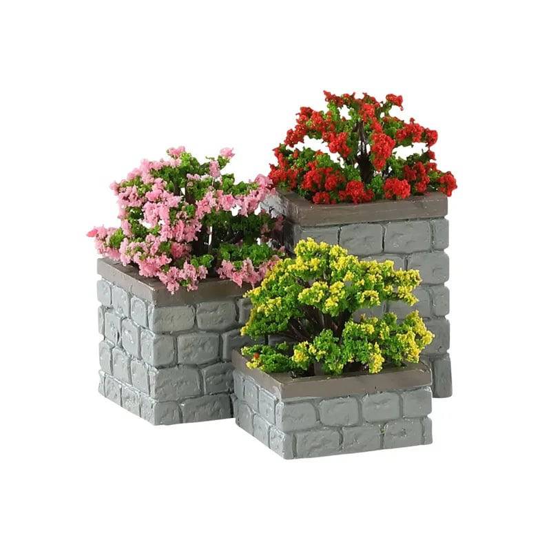 Flower Bed Boxes Lemax Christmas Village Accessory