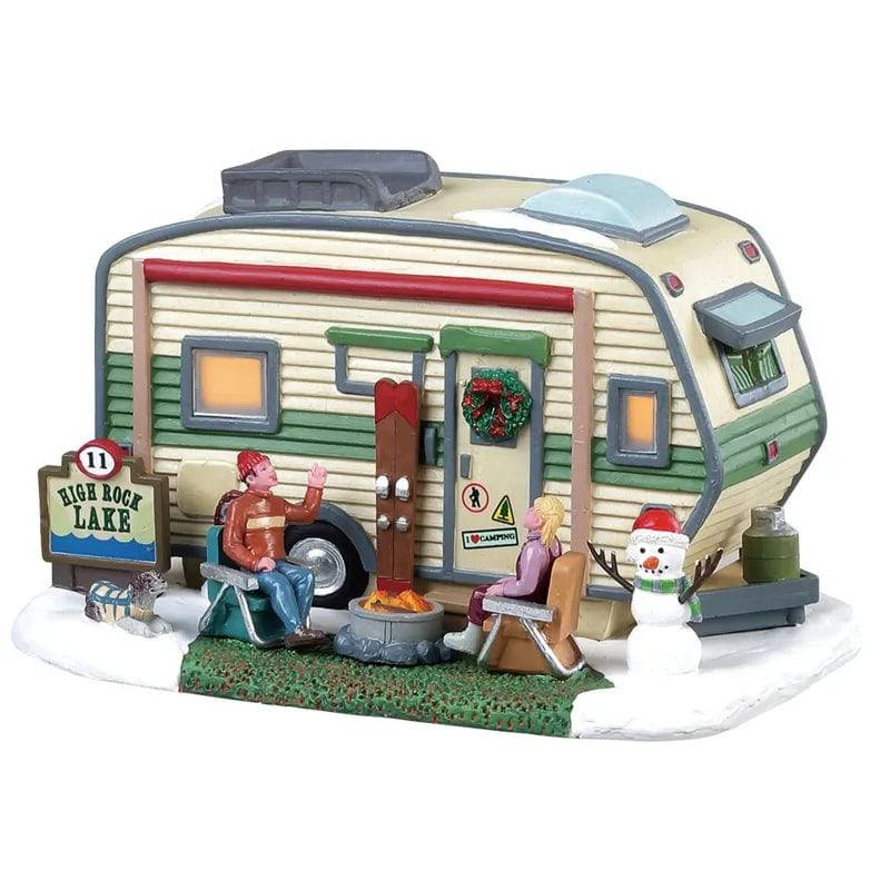High Rock Lake Trailer Lemax Christmas Village Illuminated Building Lemax