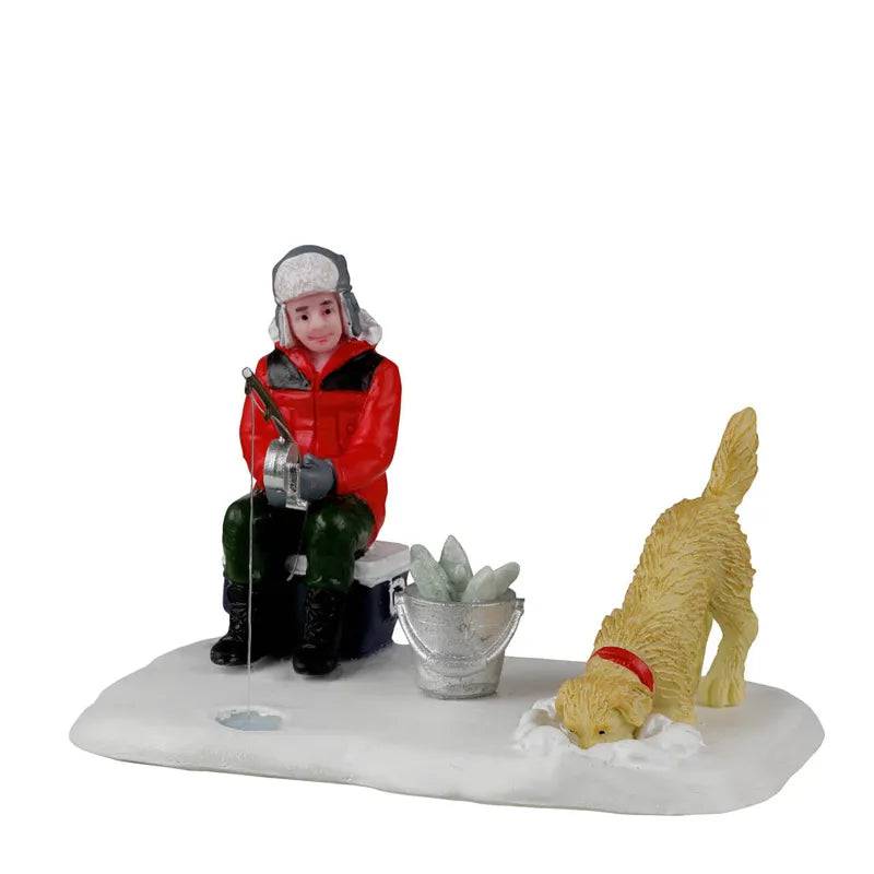 Ice Fishing Buddies Lemax Christmas Village Figurine