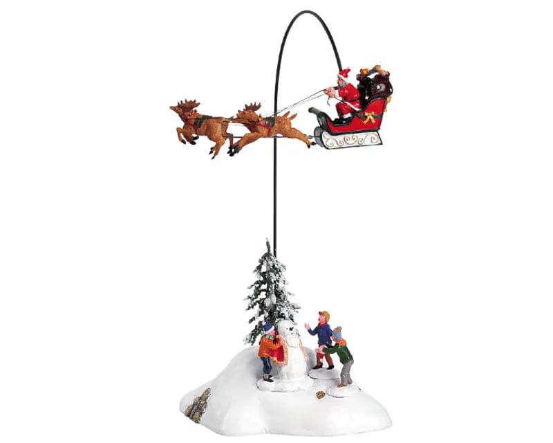 Santa Claus is Coming To Town Lemax Christmas Village Sights & Sounds Lemax Christmas Village