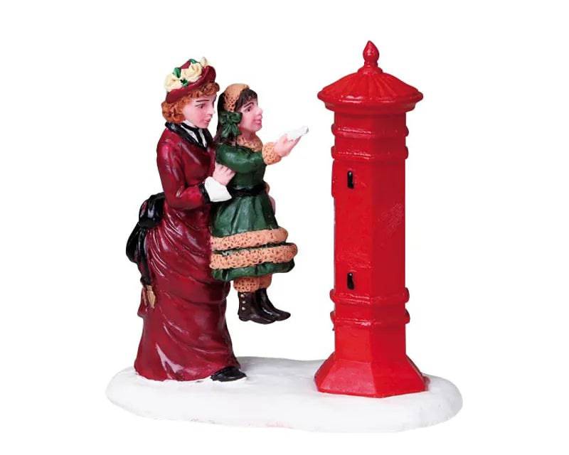 Letter to Santa Lemax Christmas Village Figurine