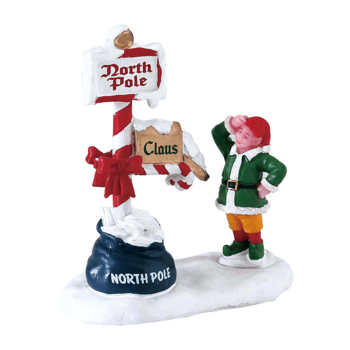 Merry Mailbox Lemax Christmas Village Accessory