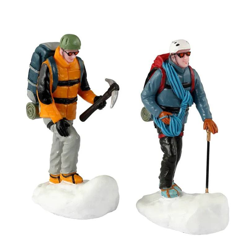 Mountaineers Lemax Christmas Village Figurines Set of 2 Lemax