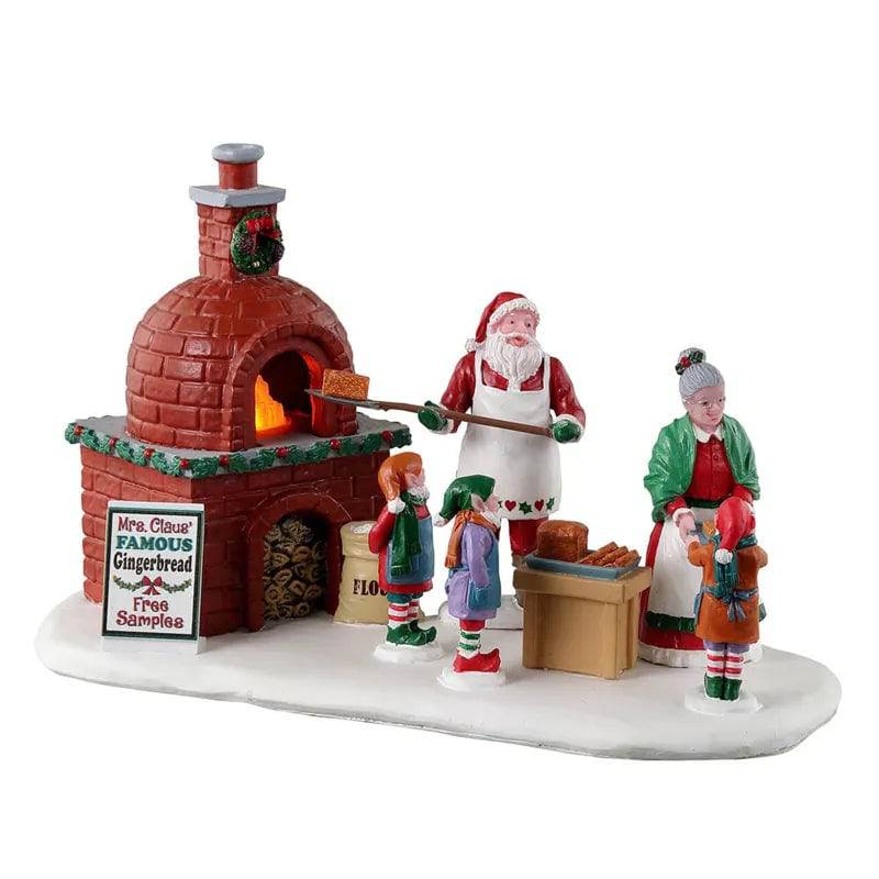 Mrs. Claus' Gingerbread Bake Lemax Christmas Village Table Accent