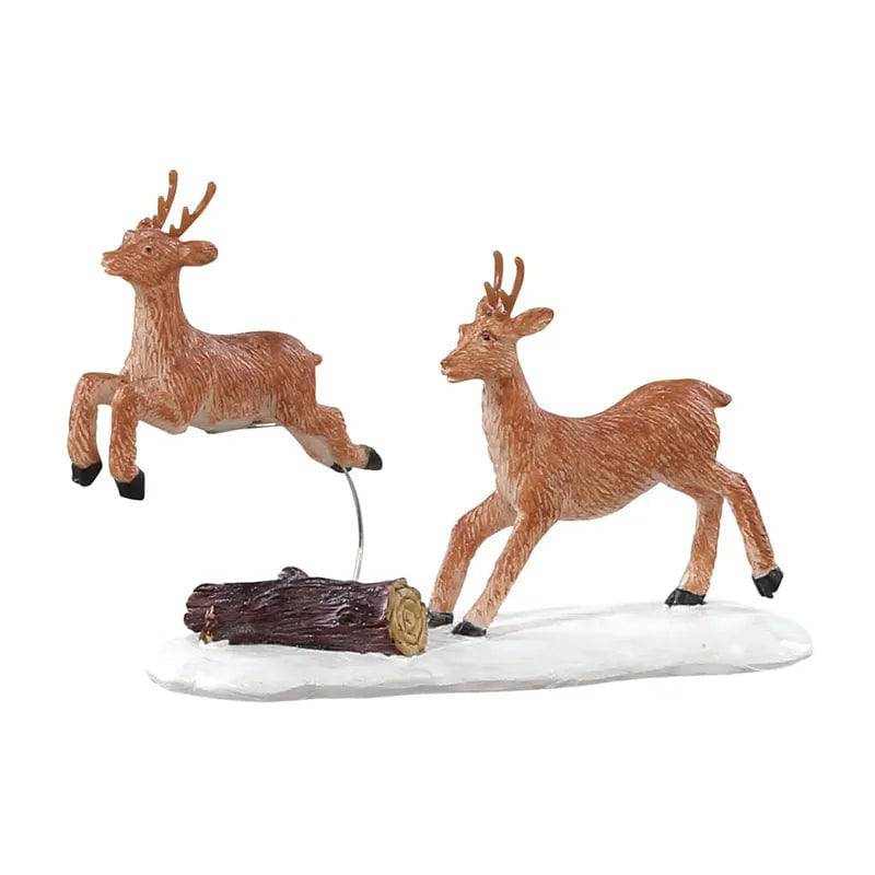 Prancing Reindeer Lemax Christmas Village Figurine Lemax