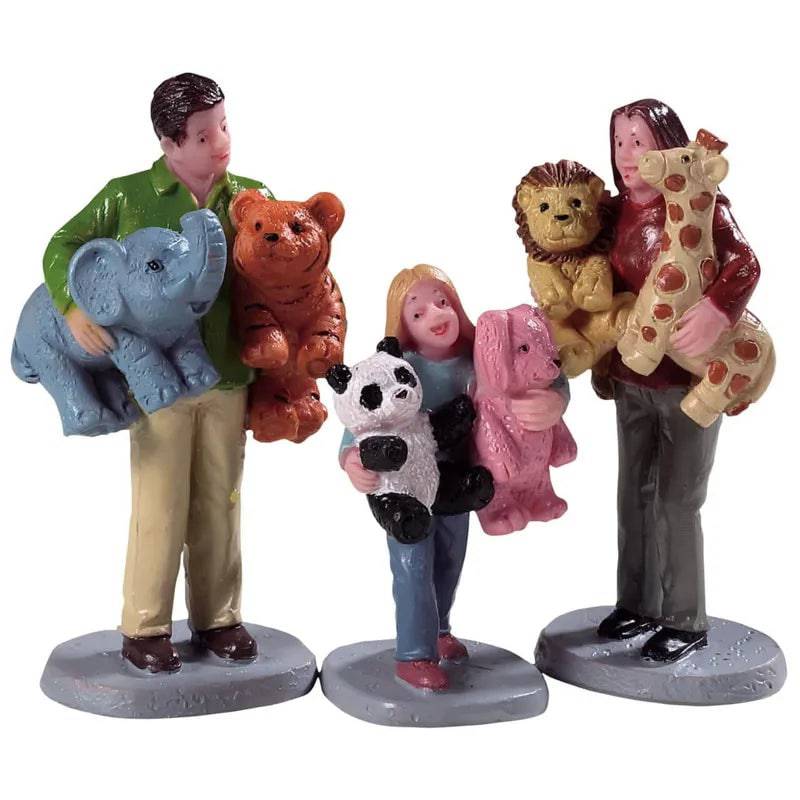 Prize Winners Set of 3 Lemax Christmas Village Figurine Lemax