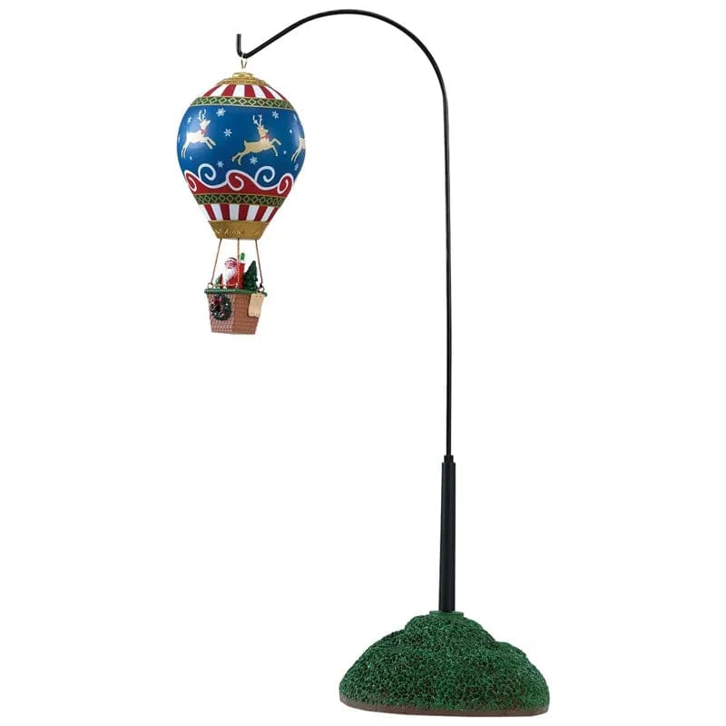 Reindeer Hot Air Balloon Lemax Christmas Village Table Accent