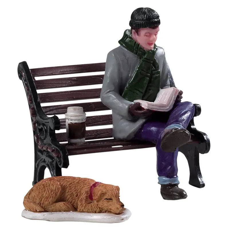 Relaxing Day Set of 2 Lemax Christmas Village Figurine - New for 2019.