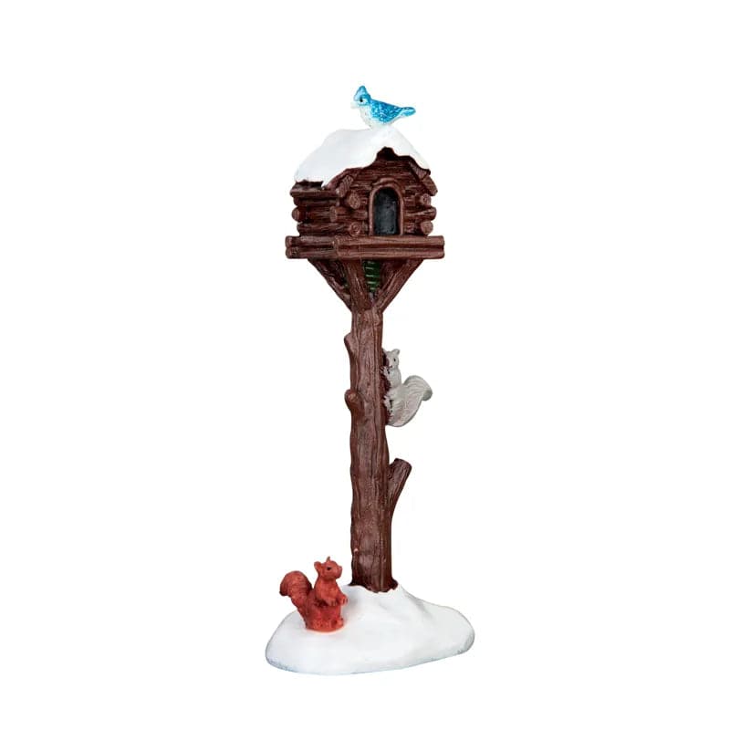 Rustic Birdhouse Raid Lemax Christmas Village Accessory