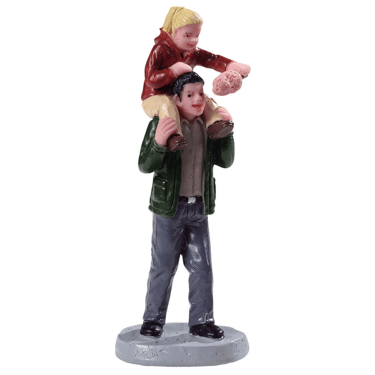 Sharing Cotton Candy Lemax Christmas Village Figurine