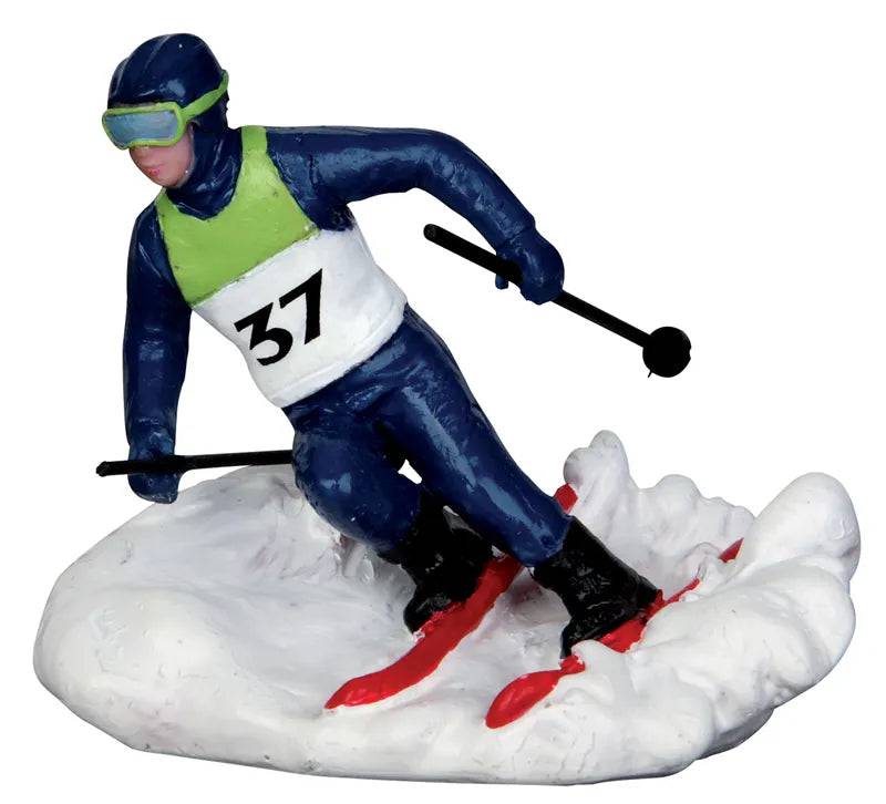 Slalom Racer Lemax Christmas Village Figurine