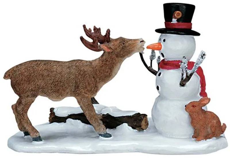 Snack Time Lemax Christmas Village Figurine Lemax