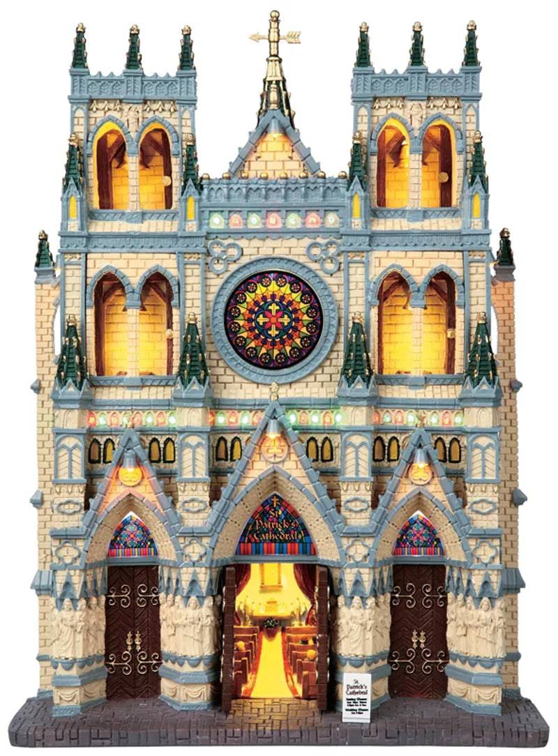 St. Patricks Cathedral Lemax Christmas Village Facades Lemax