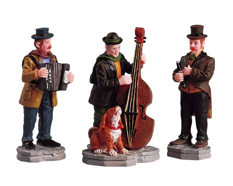 Streetside Trio Set of 3.Lemax Christmas Village Figurine