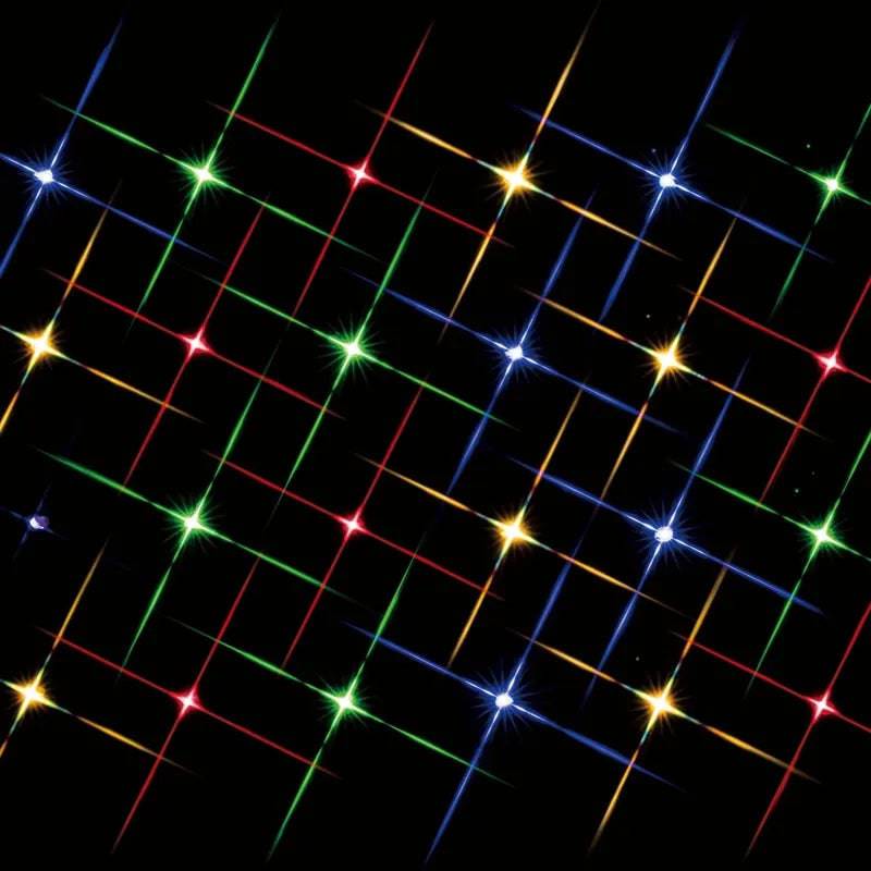 Super Bright 24 Multi Color LED Light String Lemax Christmas Village Accessory Lemax
