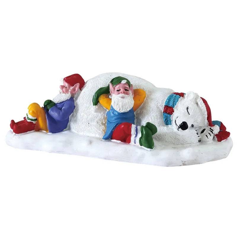 Taking a Break Lemax Christmas Village Figurine Lemax