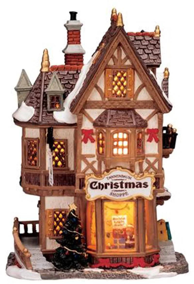 Tannenbaum Christmas Shoppe Lemax Christmas Village Lighted Building Lemax